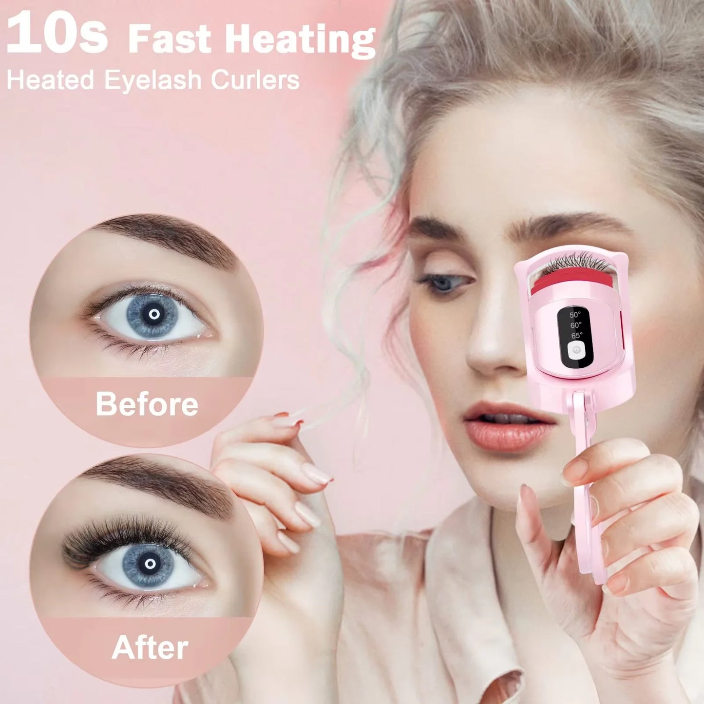 Heated Eyelash Curler – Instant Long-Lasting Lift